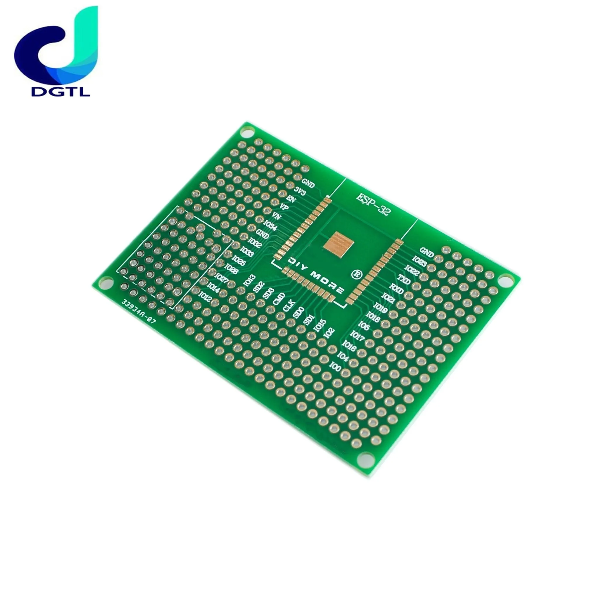 Double Side Prototype PCB Breadboard, placa universal, Arduino, R3, ESP8266, WiFi, ESP-12F, ESP-12E, ESP32S, ESP3250x70mm, 5X7cm