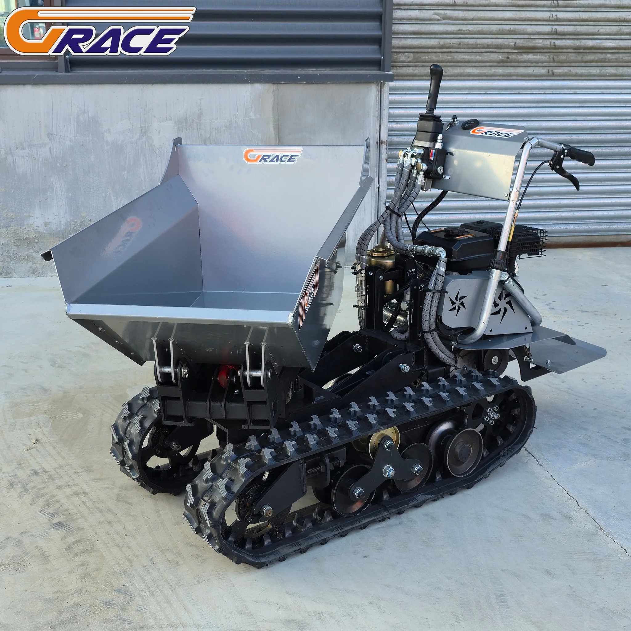

China Crawler Transport Truck Small Mini Dumper Transport Car Site Dumpers For Sale