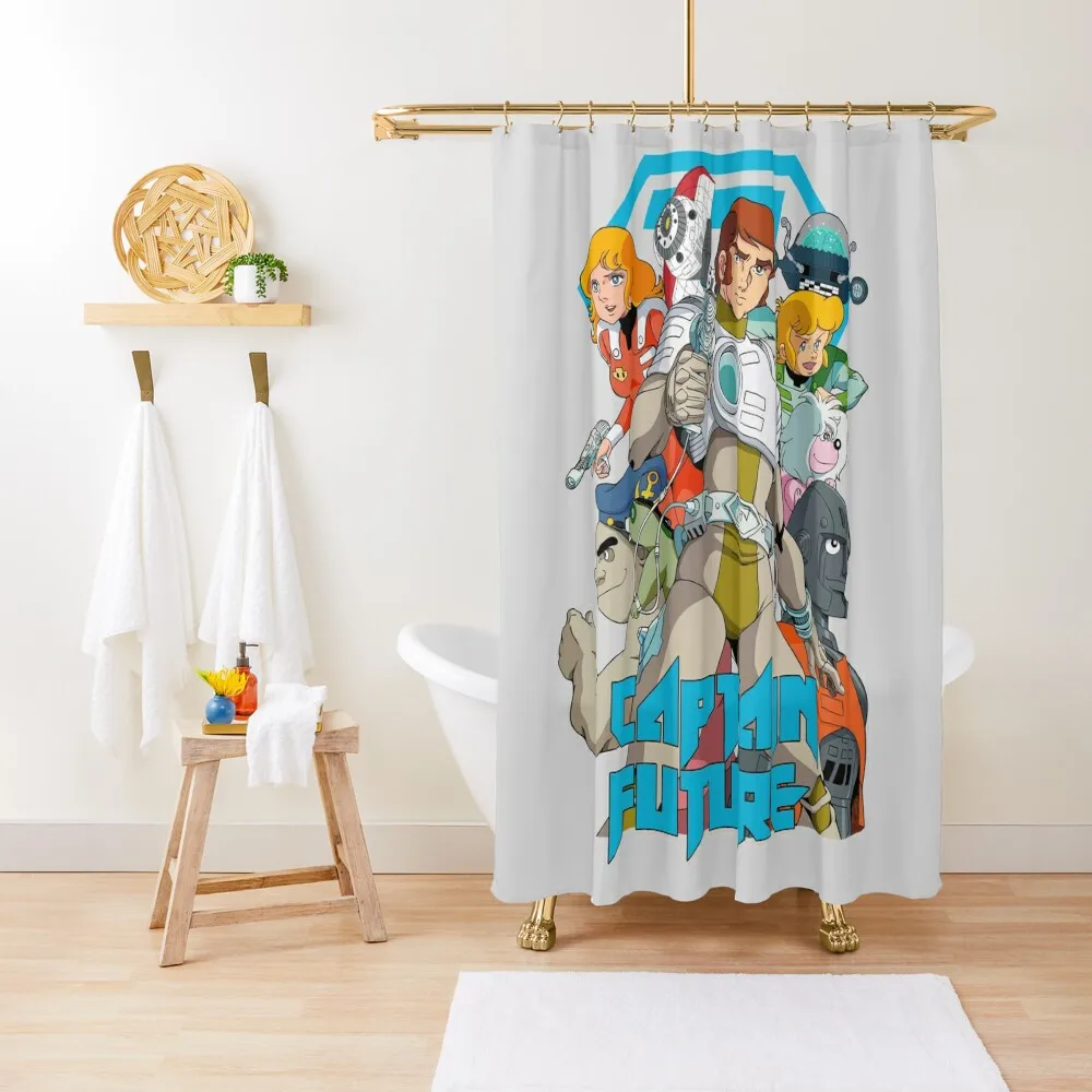 

Comet Crew Shower Curtain Waterproof Bath And Anti-Mold Bathroom Deco Waterproof Fabric Shower Curtain