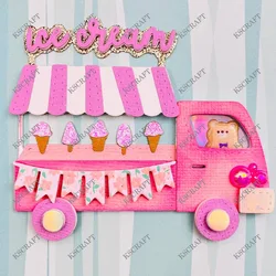 KSCRAFT Ice Cream Truck Metal Cutting Dies Stencils for DIY Scrapbooking Decorative Embossing DIY Paper Cards