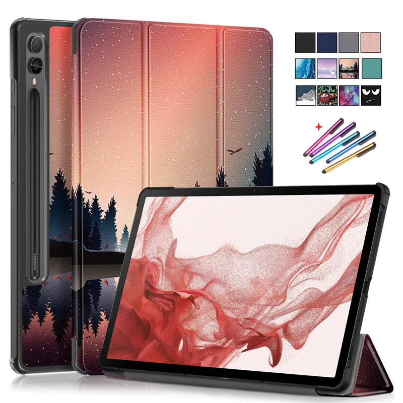 

Tablet Funda For Samsung Galaxy Tab S9 Case SM X710 X716B X718U Leather Stand Fold Cover For Galaxy Tab S9 11 inch 2023 Case