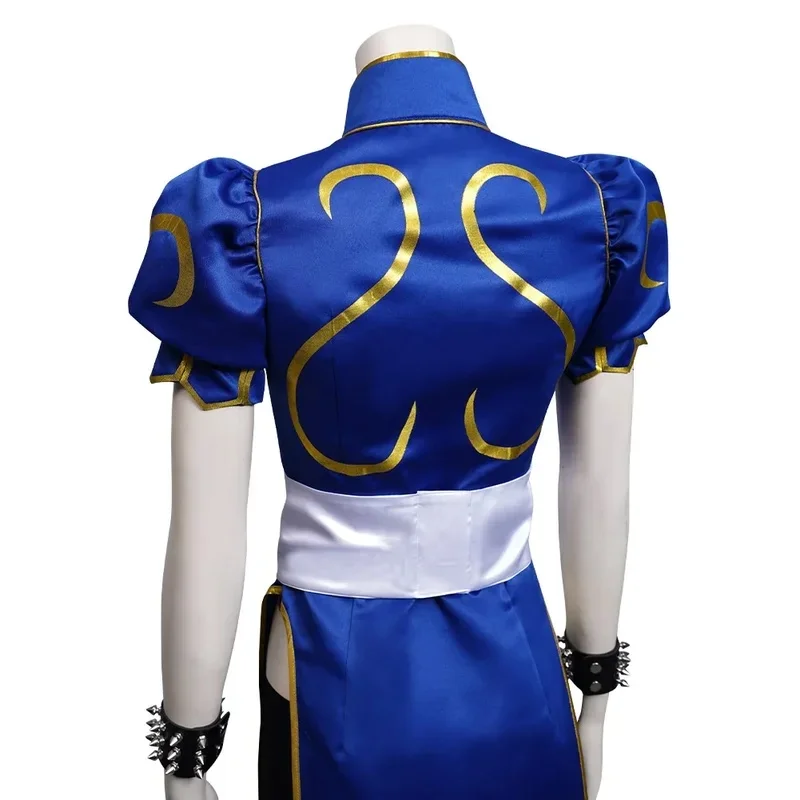w;3.c\6;h'8/Chun Li Anime Game Cosplay Costume Dress Outfit Women Feamle Ladies Halloween Party Role 5'u.9;m\4/p view 6