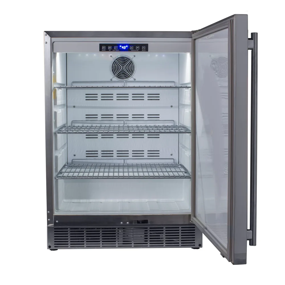 Auto commercial and home outdoor electronic under counter beverage fridge refrigerator