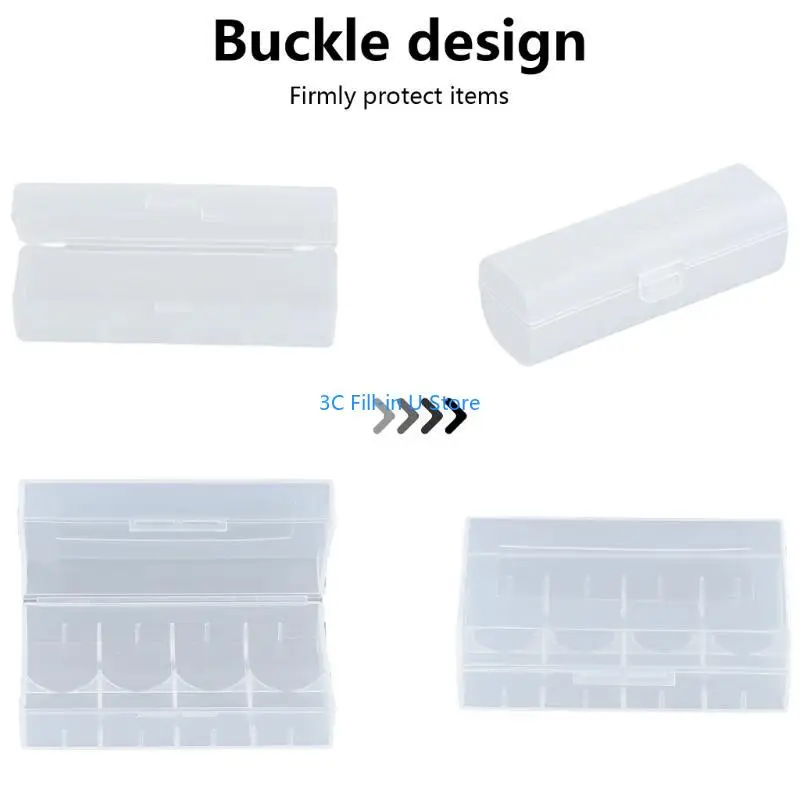 G8TA Plastic Battery Container for 21700 Battery Storage Safeguards Your Batteries from Short Circuit Accident Drop Box