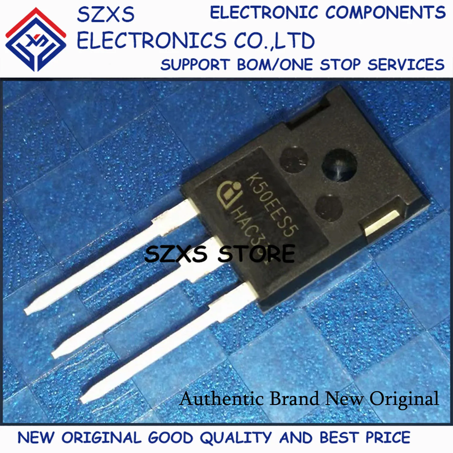 New Original 10Pcs K50EES5 IKW50N65ES5 TO-247 650V 50A Powerful IGBT Transistor In Stock Electronic Components Good Quality 2