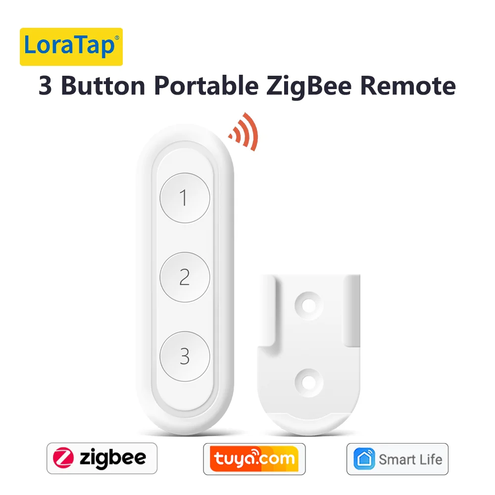 Tuya Smart Life ZigBee 3.0 Drahtlose tragbare Drucktaste 1,2,3,4 Gang Fernbedienung Szene Schalter