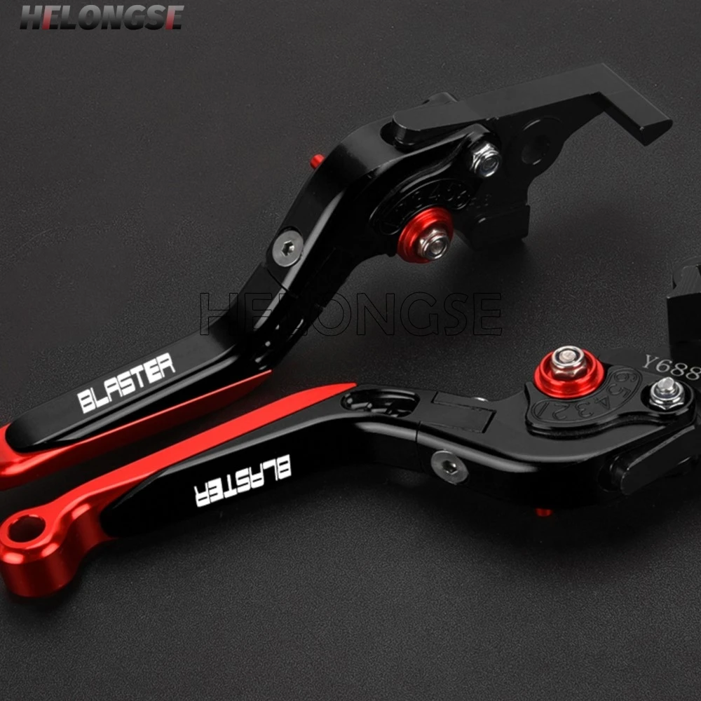 

HELONGSE FOR YAMAHA Blaster 200 YFS200 YFS 200 2005 2006 Motorcycle CNC Handlebar Grips Handle Ends Folding Brake Clutch Levers