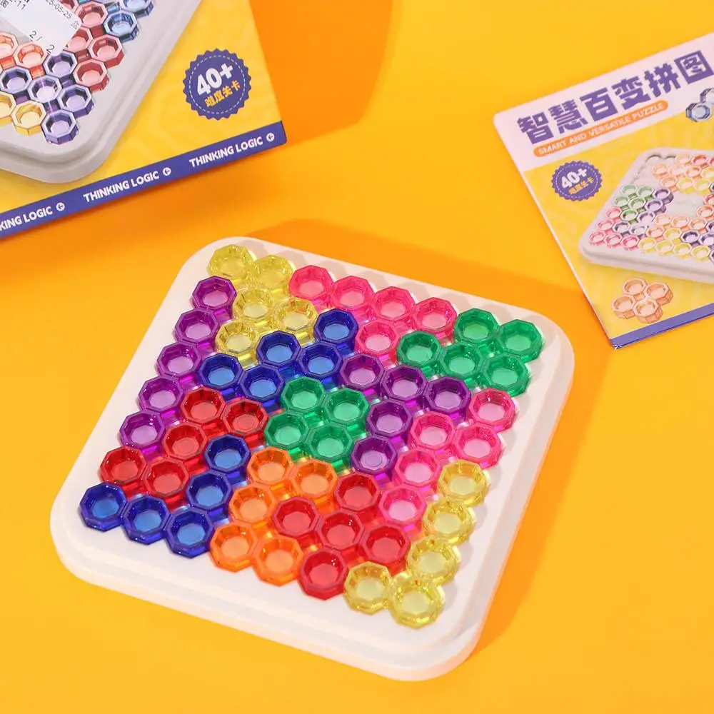 Plastics Blocks Sudoku Board Game Geometric 40 Challenges Slide Puzzle Board Game Shape Analysis IQ