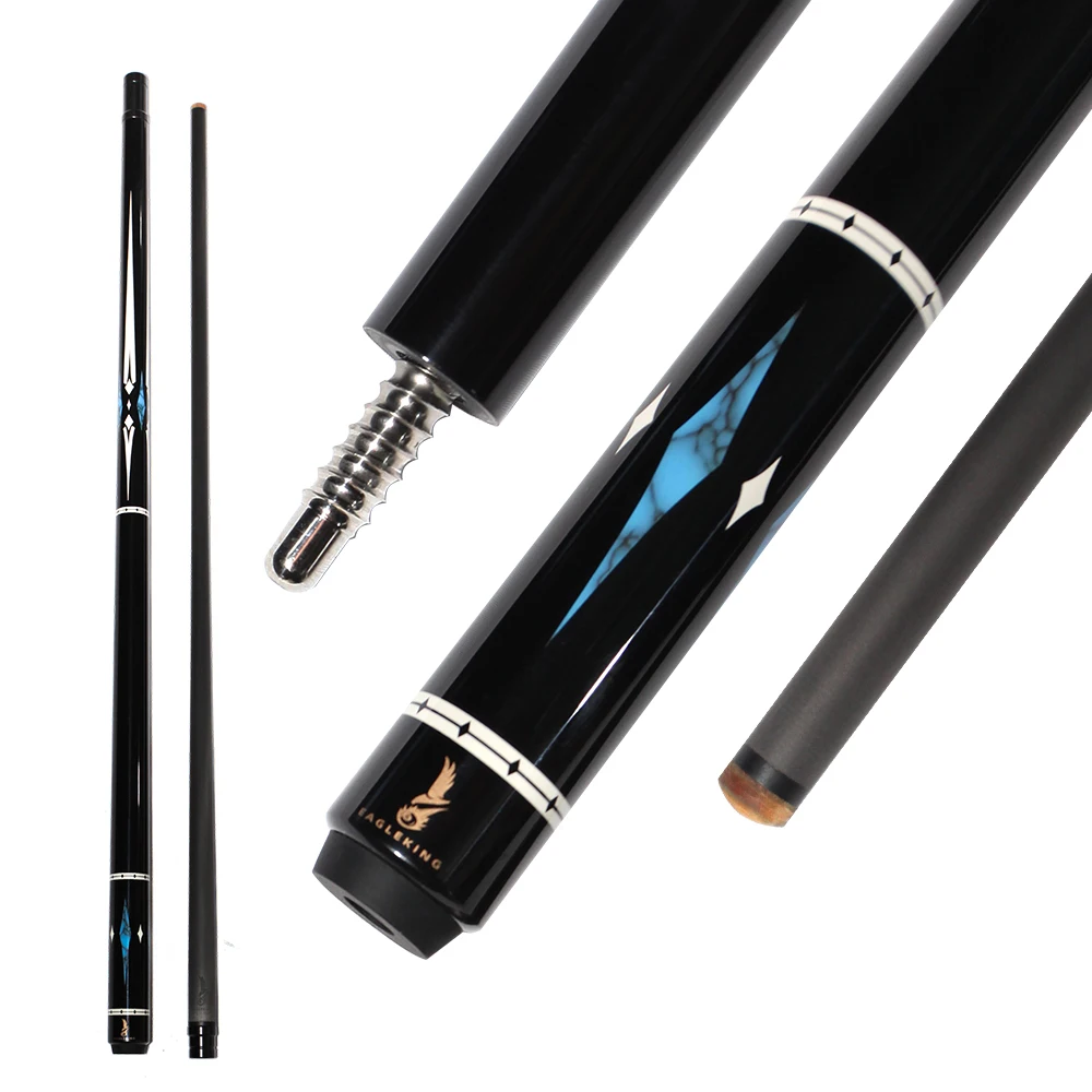 

Black Carbon Fiber Nine Ball Arm 1474mm 20oz 12.4mm 2 Piece Pool Cue