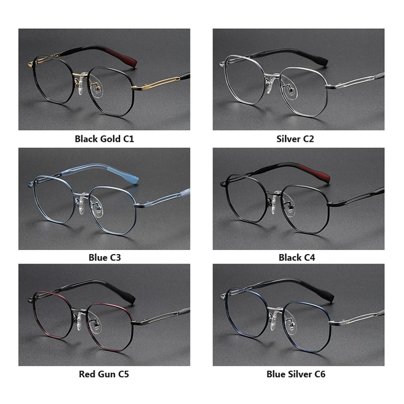 2024 Pure titanium Glasses frame for Kids Boys Girls Ultralight Eyewear Children Eyeglasses frames Spectacle