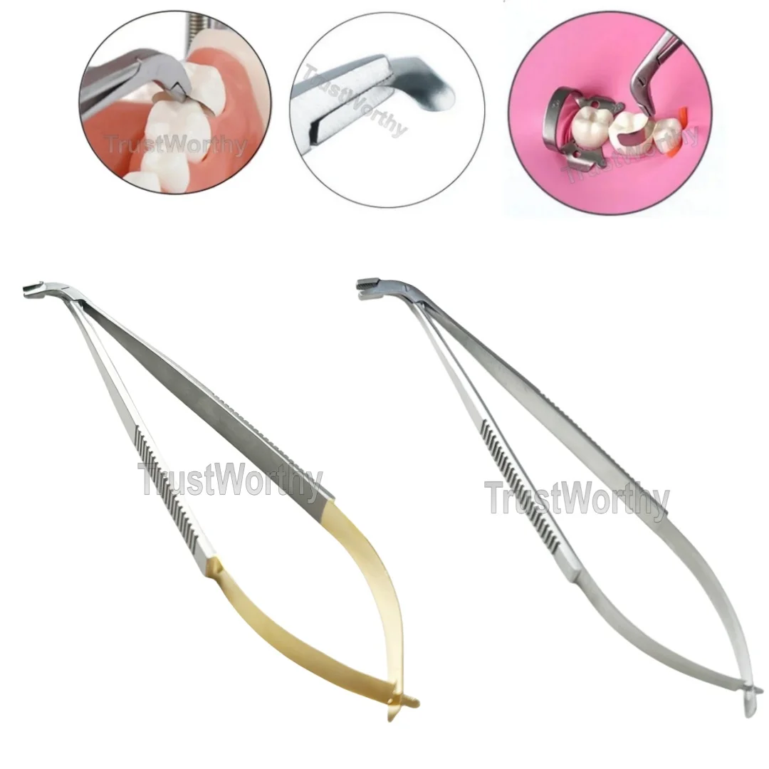 

2Sizes Dental Matrix Band Matrice Plier Tweezer Holder Clamp