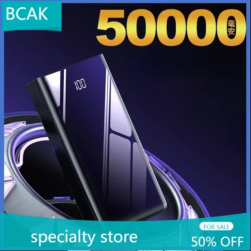 

BCAK Specialty Store Fast Charge Large Capacity Power Bank 50000 MAh Power Bank