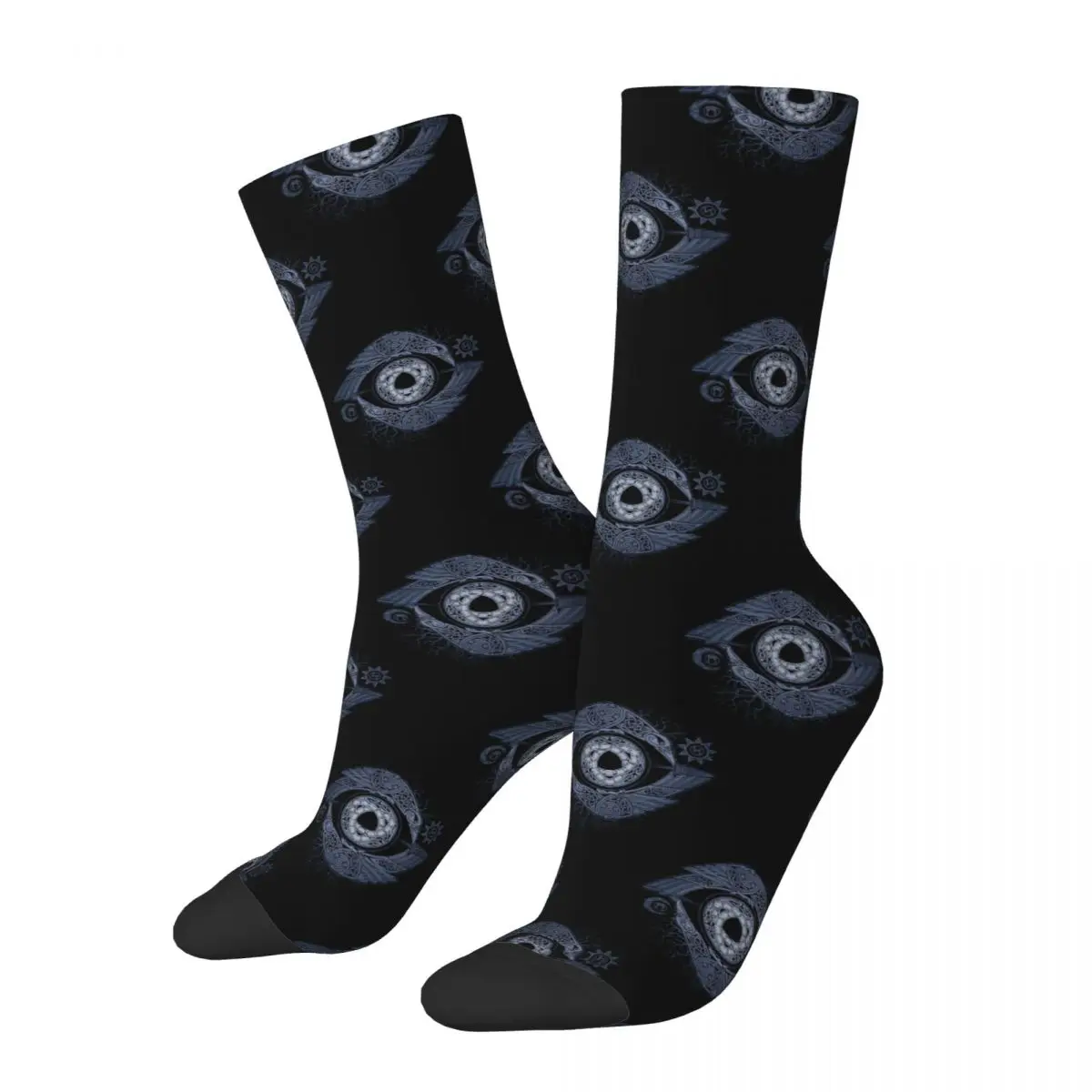 

Odin's Eye Art Viking Socks Men Women Mystic Psychedelic Socks Harajuku Spring Summer Autumn Winter Middle Tube Socks Gift