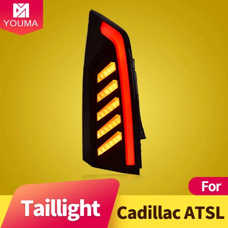 Car Styling for Cadillac ATS 2014-2017 LED Tail Light Tail Lamp DRL Signal Brake Reverse auto Accessories