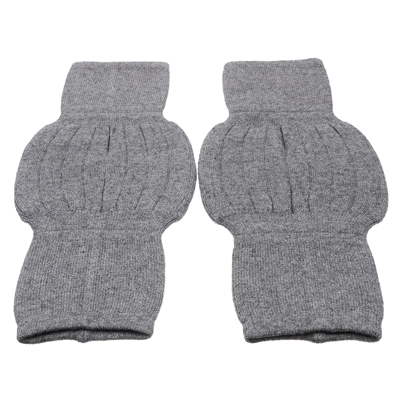 2 Pcs Running Cashmere Knee Pads Miss Heated Brace Compression Sleeve with Strap Side Stabilizers