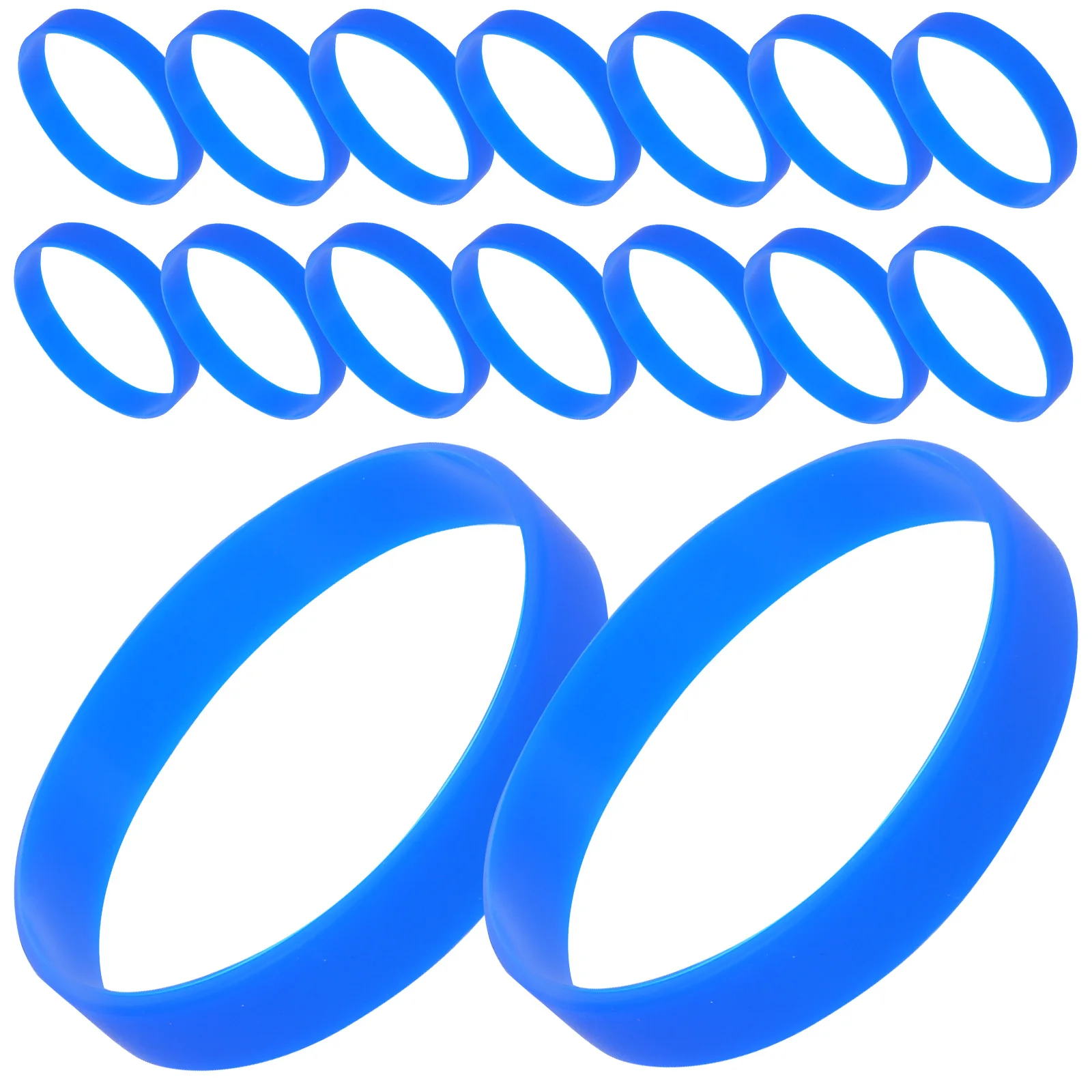 

25 Pcs Silicone Bracelet Wristband Sports Bracelets for Men Performance Armbands Events Tennis Party