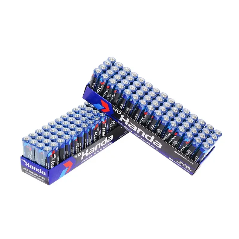 60pcs AAA 1.5V 70mAh Disposable No.7 Carbon Zinc Manganese Dry Battery Suitable for Weight Scale Wall Chart Electronic Clock Toy