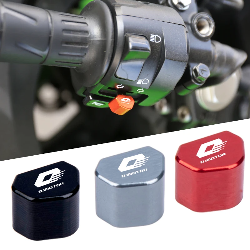 Novo 2025 Para QJMOTO QJ MOTO SRT 800 800X 800SX SVT 650 X SRT700 SRT 550 Botão de Interruptor de Sinal de Direção e Tampa da Chave para Motocicleta