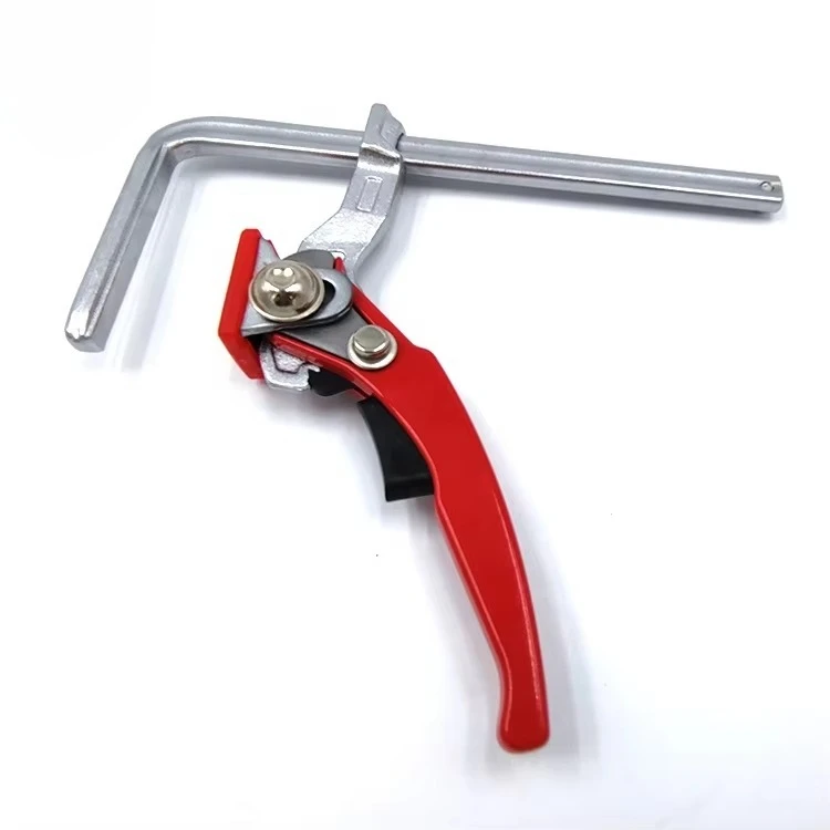 

Working Table Track Saw Guide Sliding Ratchet F Clamp Woodworking Tools Table Clamp for Welding and Woodworking