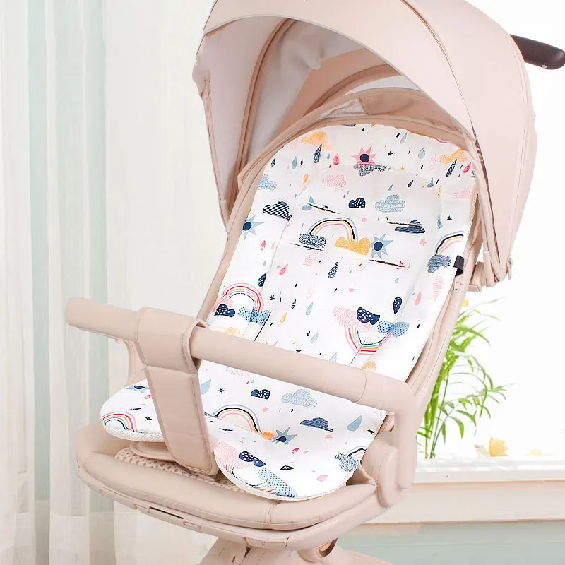 على الوجهين الصيف الشتاء رشاقته عربة طفل وسادة مقعد وسادة العالمي للصدمات عربة يدفع باليدين مقعد إدراج بطانة فراش #2