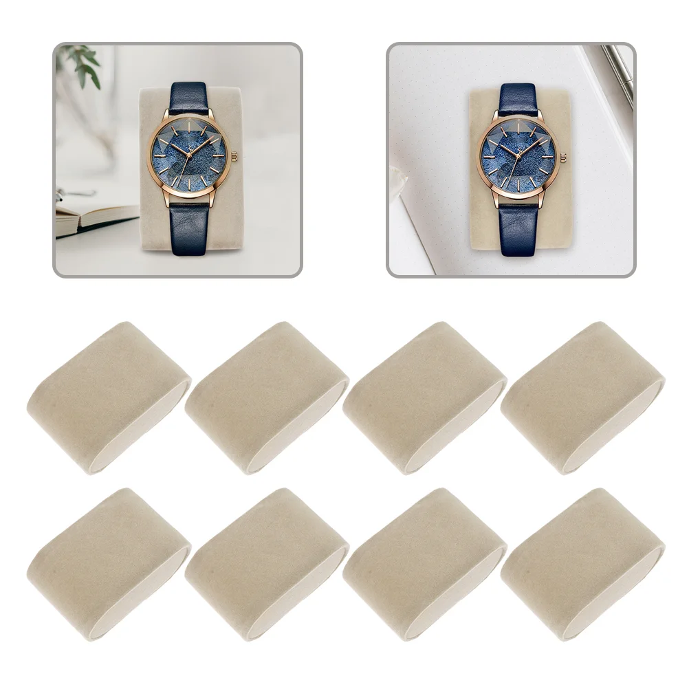 8 Pcs Watch Pillow Mild Material Bracelet Storage Bangle Display Replacement Rubber Embryo Small Holder