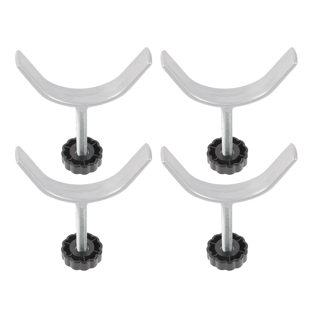 

4Pcs Durable Pet and Baby Safety Gate Hardware Adjustable Stair Door Latches Pressure Mounted Bolts Fittings Tension Screws