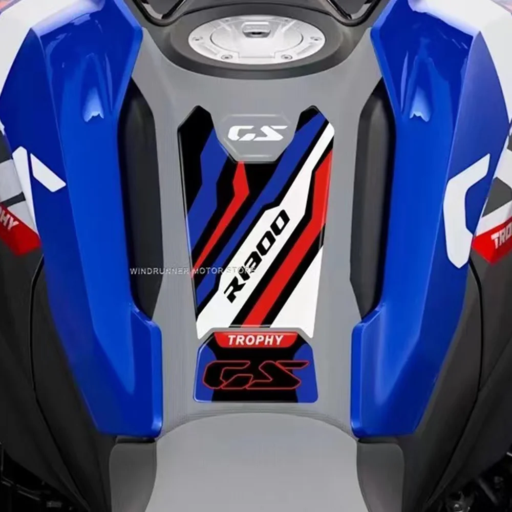 Für bmw r1300gs r 1300 gs r 1300gs 2023 2024 motorrad 3d epoxidharz aufkleber kraftstoff tank pad