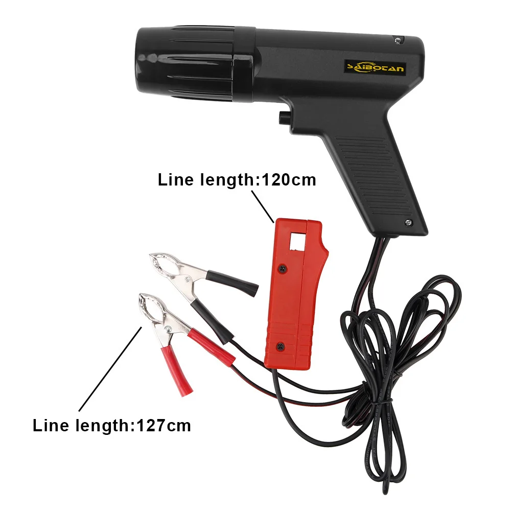 Luz de ignição para carro, lâmpada estroboscópica, motor a gasolina indutivo, motocicleta e fuzileiro naval, 12V, Tl-122