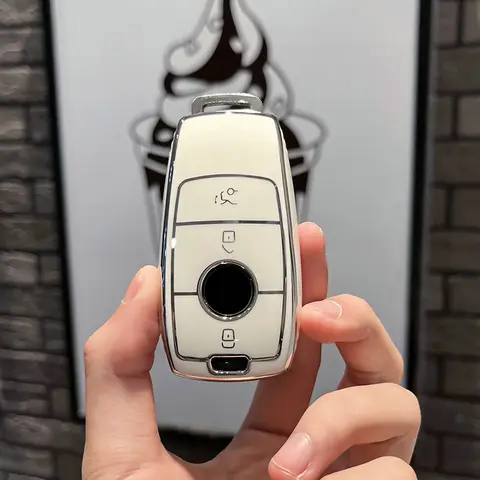 TPU 자동차 원격 키 케이스 커버 쉘, 메르세데스 벤츠 A C E S G GLS CLA 클래스 W213 W177 W205 W222 X167 AMG 포브 액세서리