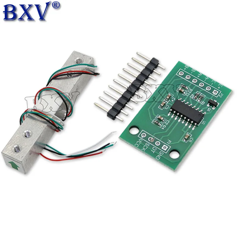 Ibuw 1KG 5KG 10KG 20KG Load Cell HX711 AD Module Weight Sensor Electronic Scale Aluminum Alloy Weighing Pressure Sensor board