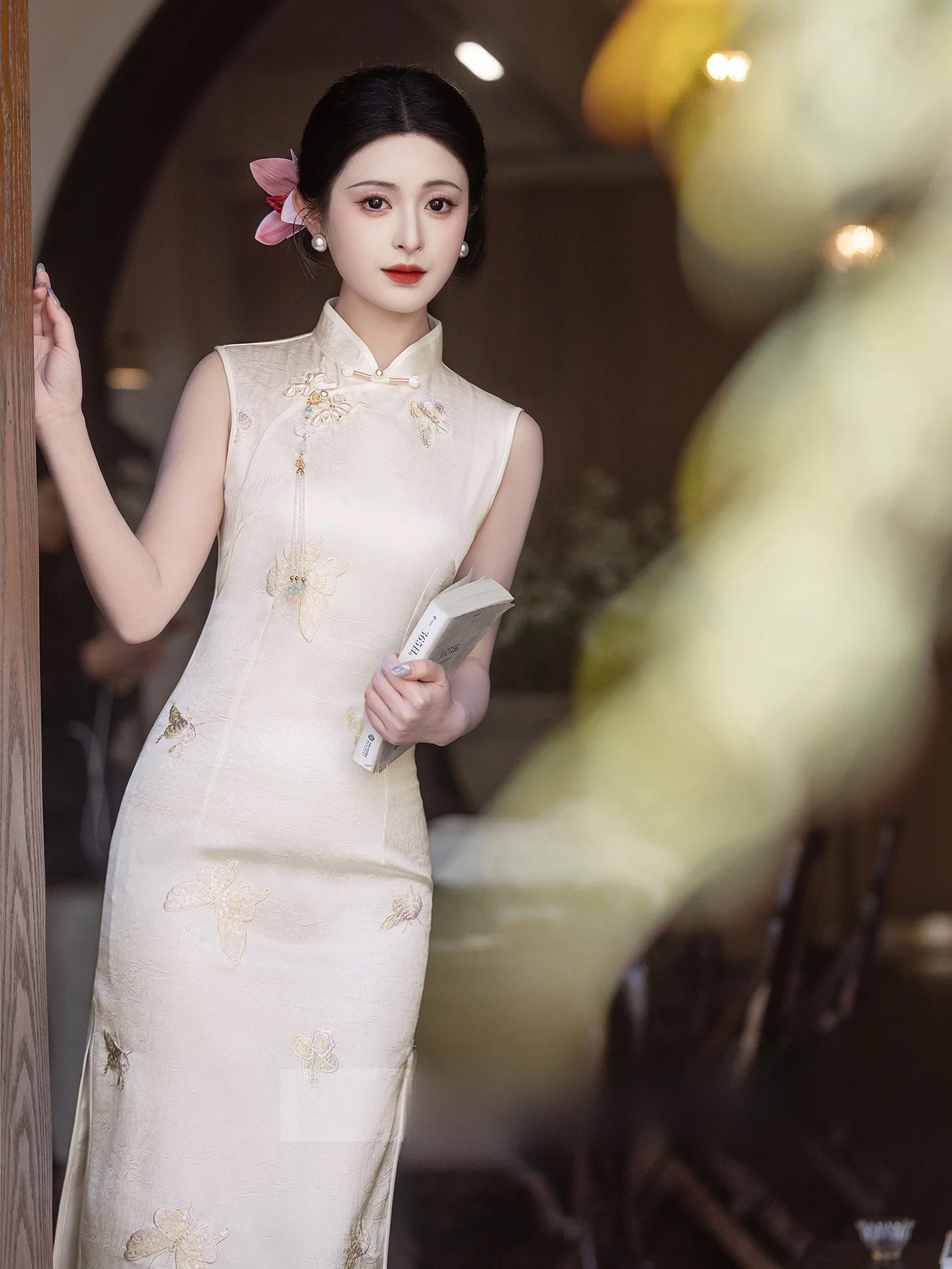 

High-End New Chinese Style Sleeveless Embroidered 2026 New Women's Summer Wedding Dress White Improved Dress