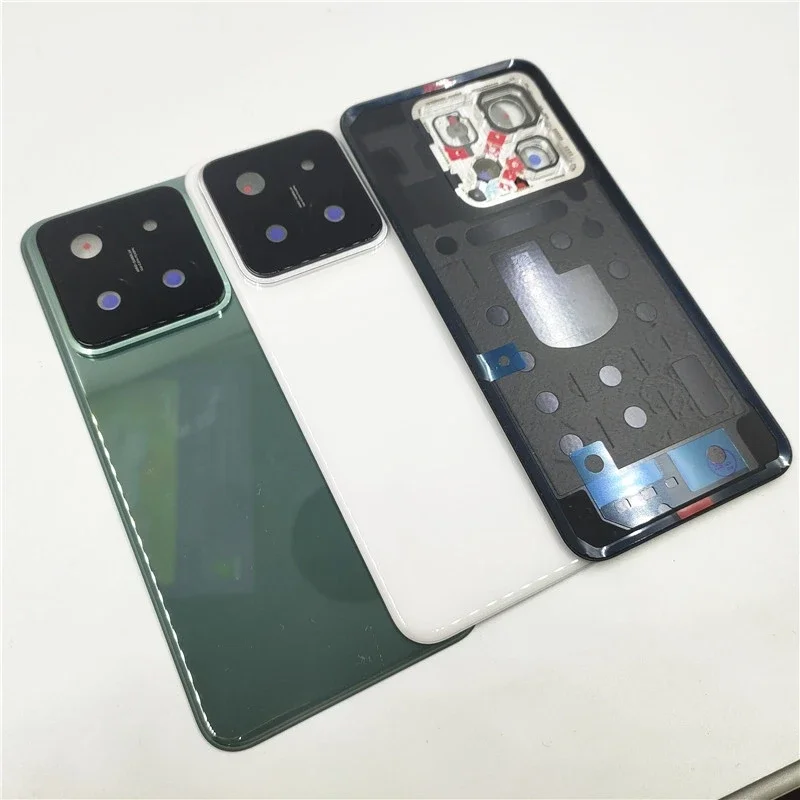 For Xiaomi 14 Mi14 Glass Battery Back Cover Housing Rear Door Lid Mobile Case + Adhesive Chassis Camera 23127PN0CC 23127PN0CG