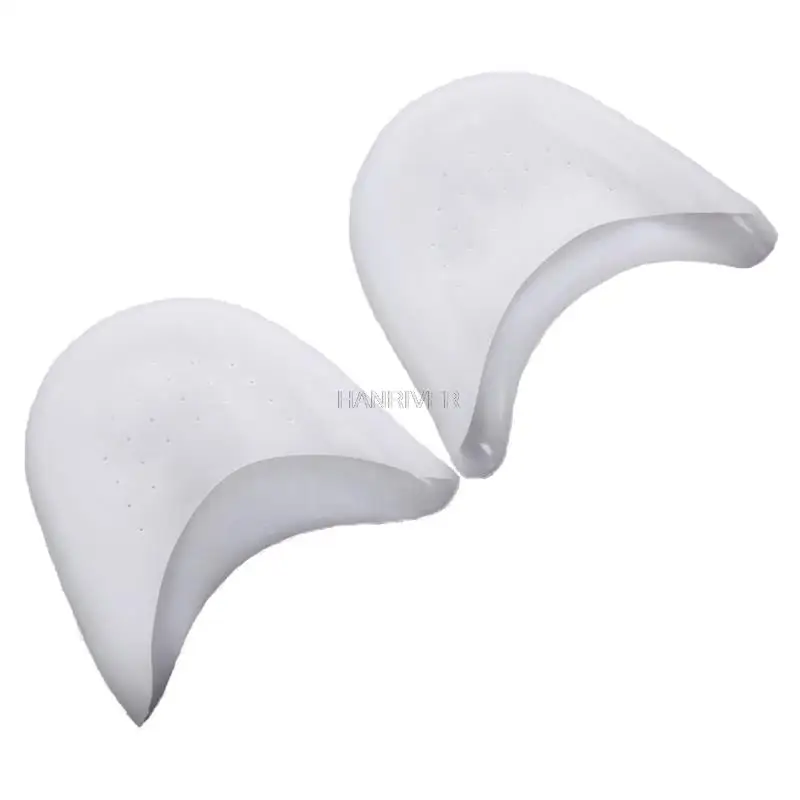 2PCS Foot Care Gel Pointe Toe Cap Cover Soft Pads Protectors for Pointe Ballet Shoes Gel For Pedicure Silicone Gel Foot Toe Pads