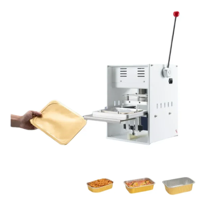 

BZD01 Aluminum Foil Container Sealing Machine Small Can Tea Cup Sealer Gold-Plated Box Sealing Machine