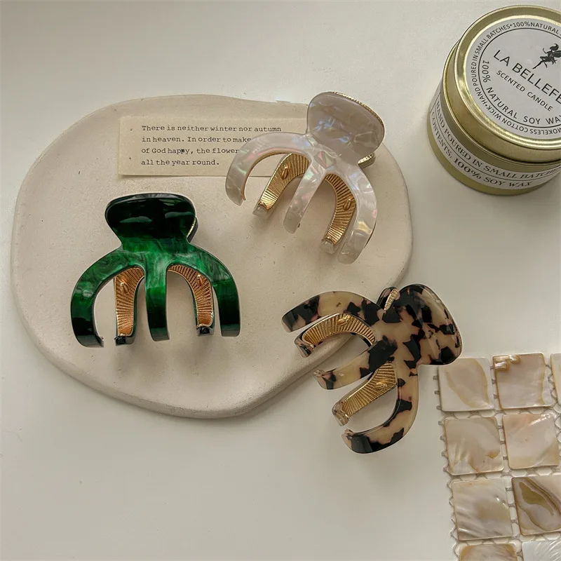 1 Stück Neue Hochsteck-Haarspange, Haarspange für den Hinterkopf, Damen-Haifischspange, Hochwertige Haarspange – Detail 1