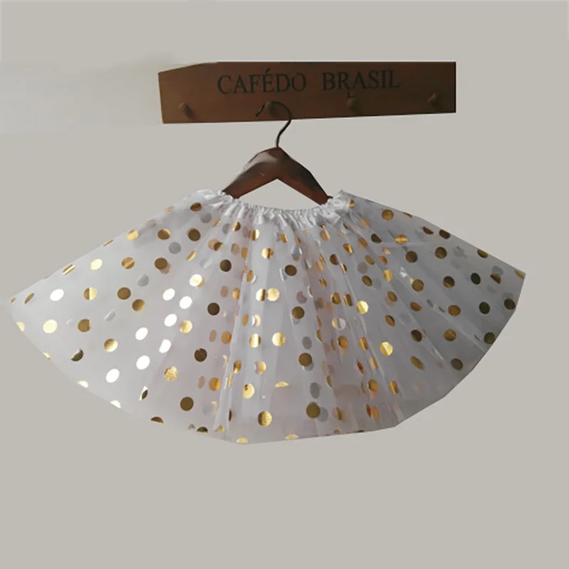 Rok Anak Potongan Cahaya Bulat Sombong Rok Putri Titik Rok Tari Rok Tutu