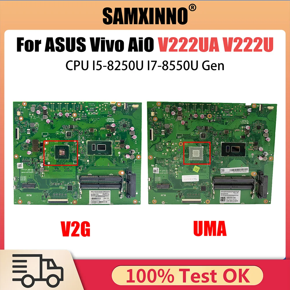 

V222U Motherboard For ASUS Vivo AiO V222UA for All-in-one Machine With I5-8250U I7-8550U CPU Fully Tested