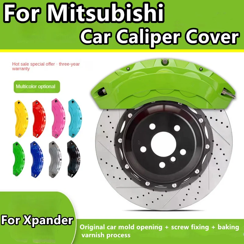 For Mitsubishi Xpander Brake Caliper Cover Aluminum Alloy Front Rear Wheel Modification Kit Fit 2017 2020