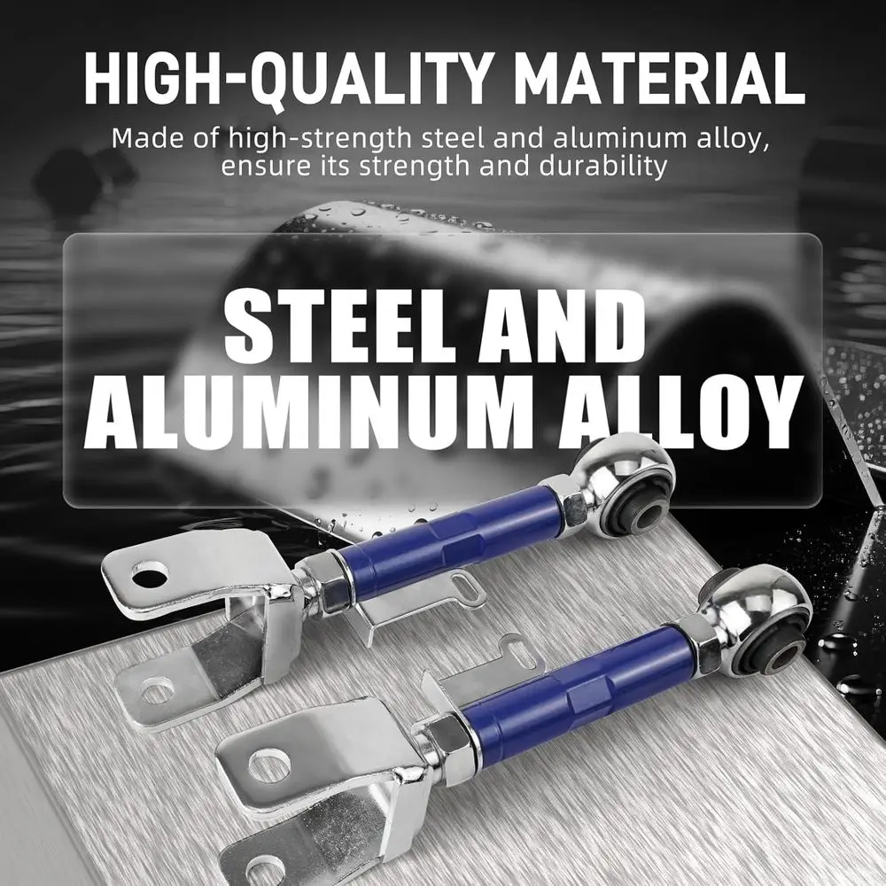 Bevinsee Rear Upper Camber Arms Kit Compatible with Tesla Model 3 Model Y 2017-2023