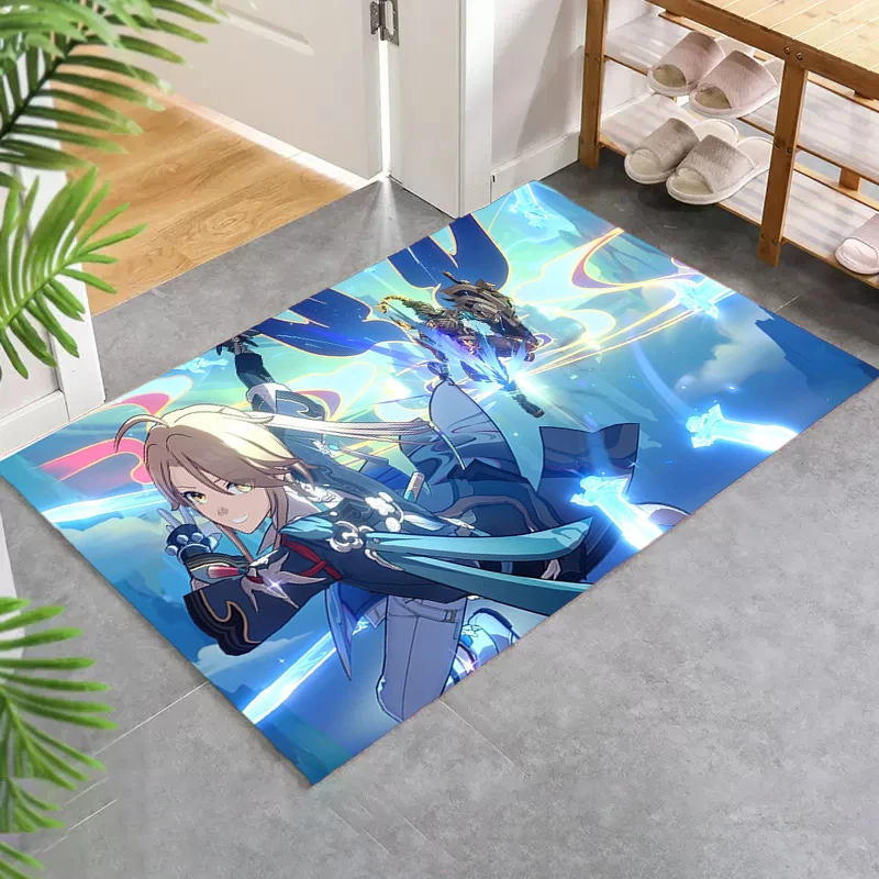 

Honkai Star Rail Kitchen Carpet Bathroom Mat Rugs Rug for Bedroom Mats Children Room Mat Custom Kitchen and Home Items Bath Foo