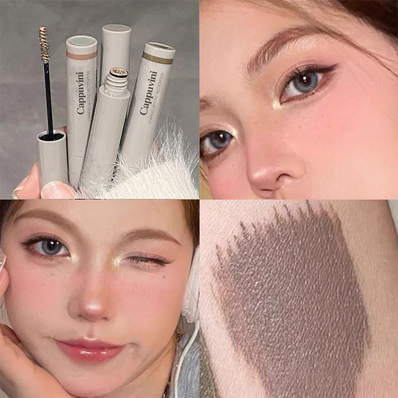 Cappuvini à prova dwaterproof água natural líquido tingimento sobrancelha creme duradouro sobrancelhas melhorar matiz marrom rímel olho sobrancelha maquiagem cosméticos