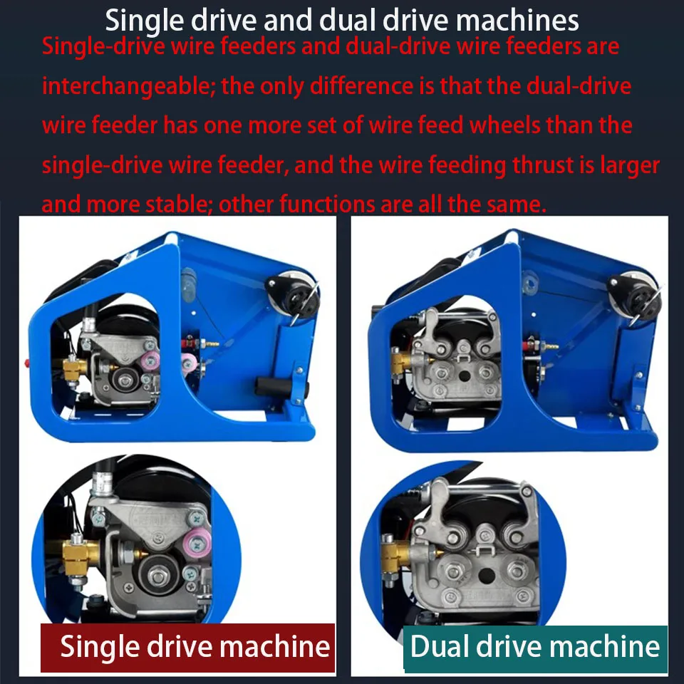 New Gas Shielded Welding Machine Wire Feeder Single Drive/Double Drive Nbc-350/500/630 6/7 Core Complete Set Of Connecting Cable