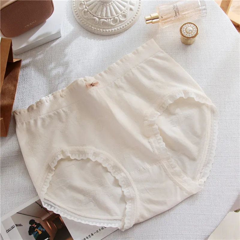 400 pounds plus fat size waist underwear female fat mm200 pounds soft high elastic seamless 300 pounds briefs