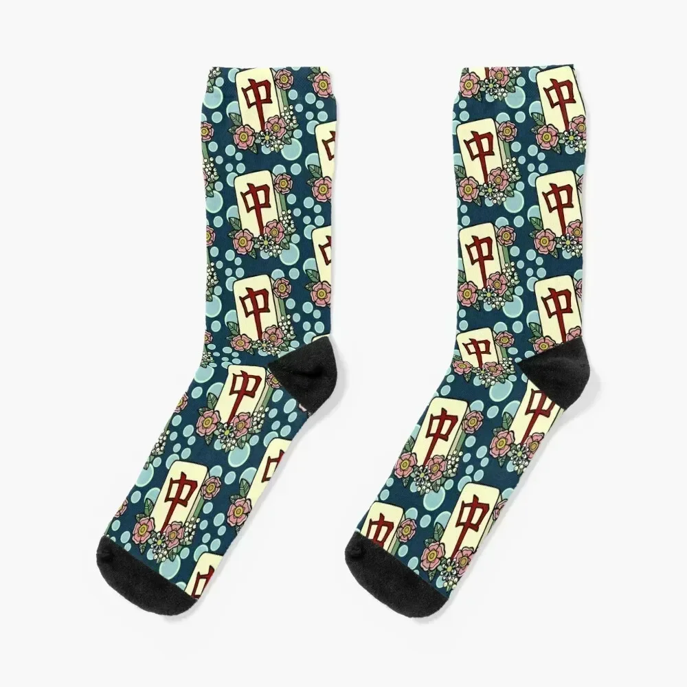 

Mah Jong Socks Stockings compression soccer anti-slip sports stockings christmass gift Men Socks Women's