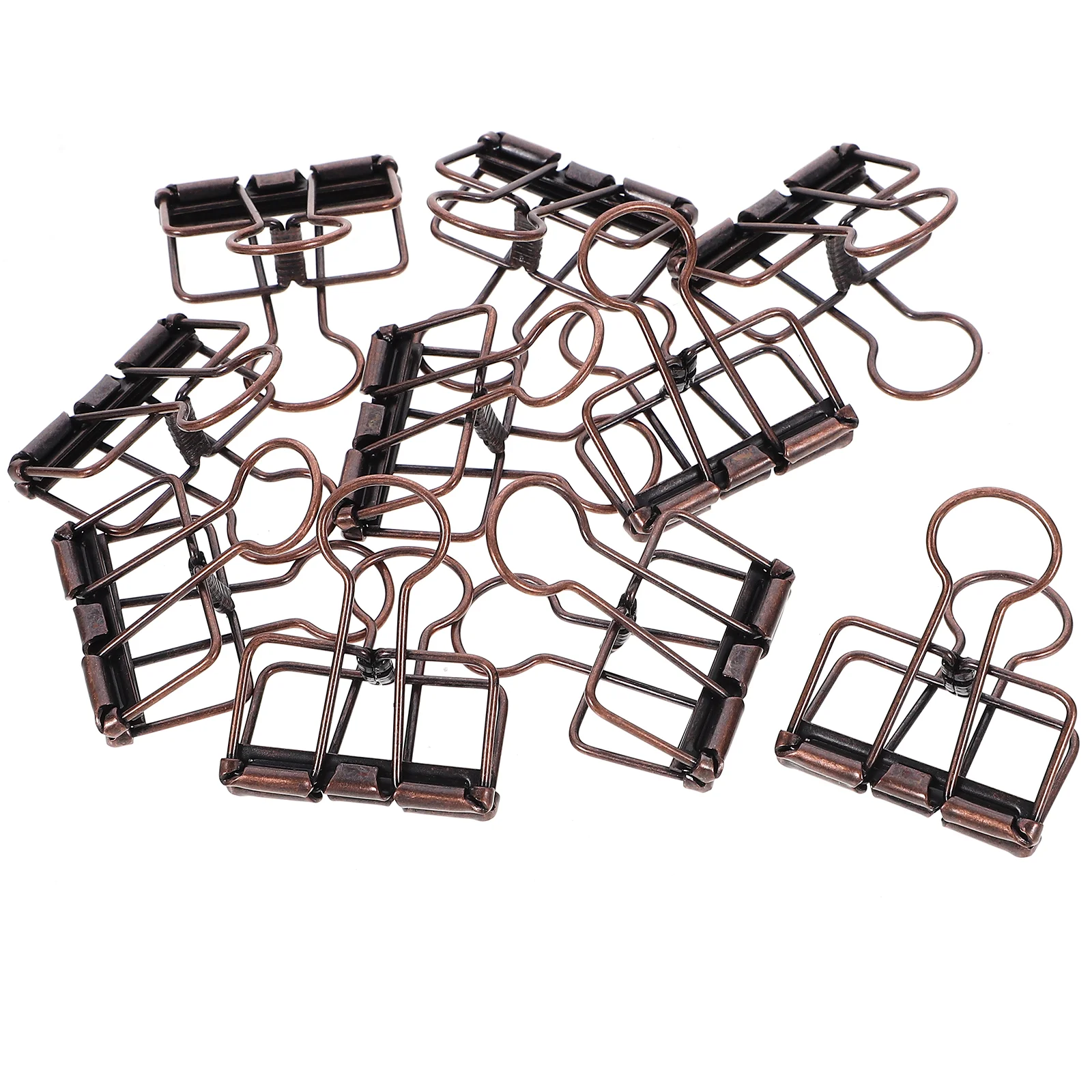 

10 Pcs Metal Document Book Binder Clip Fixing Clips Bookmark Invoice Folder Recipts Paper Small Elliot Household