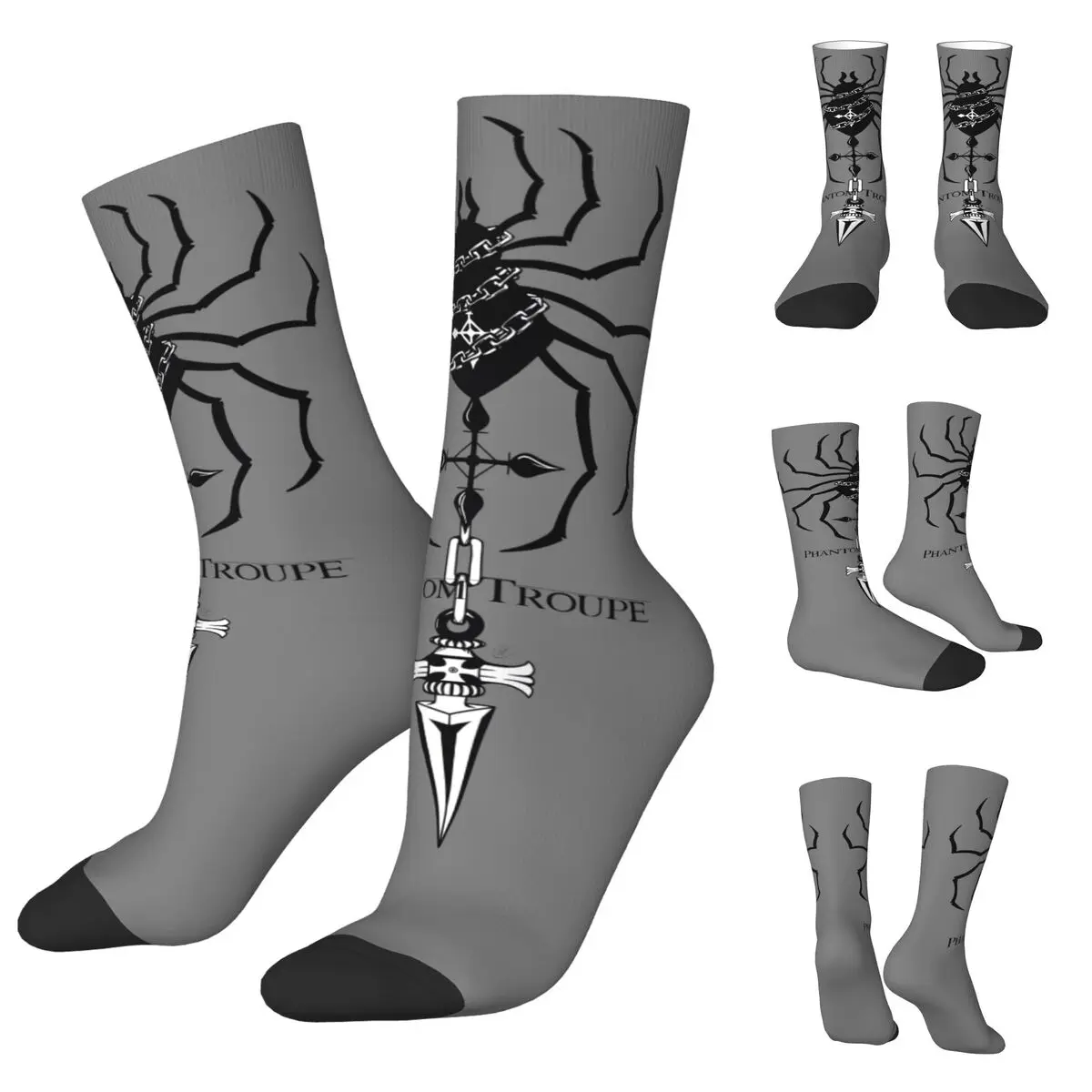 Japanese Anime Hunter X Hunter Men and Women printing Socks,Windproof Applicable throughout the year Dressing Gift