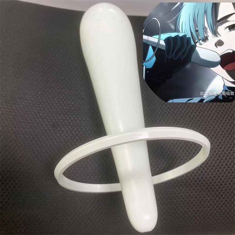 

Anime Alien Stage Ivan Cosplay Prop Microphone Black Sorrow Costume Halloween ABS Ornament Party Roleplay Accessory