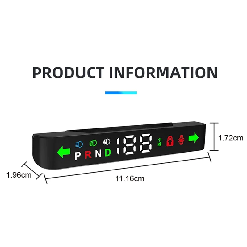 For Model 3 Y Automotive -Up Smart Display Air Code Meter LCD Instrument HUD Car Accessories