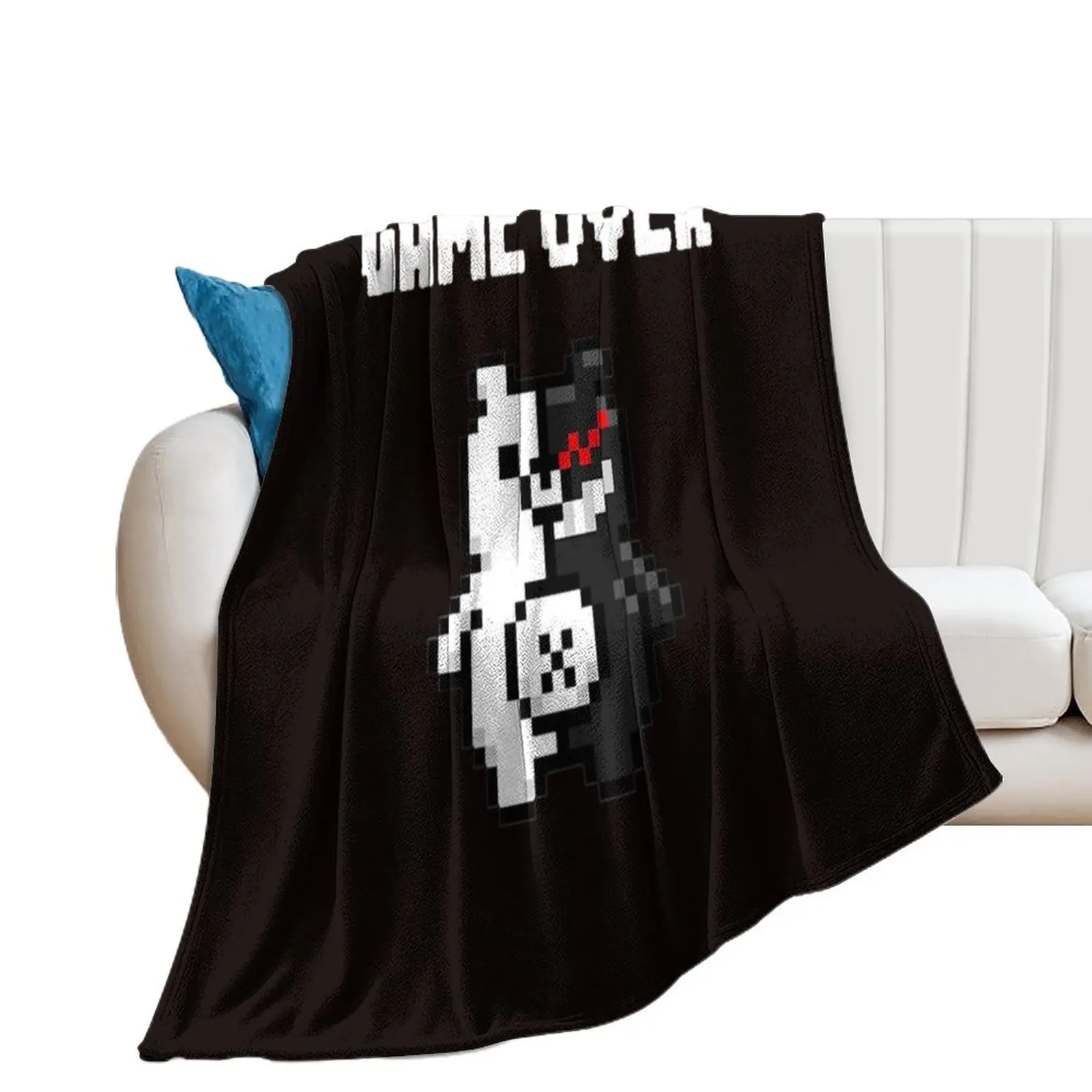 Monokuma Game Over Throw Blanket funny gift Warm Blankets