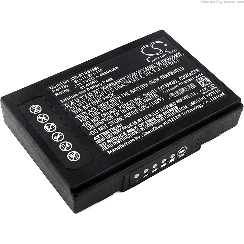 11,1 V 4600 mAh CS-STU810SL Akku BU-11, BU-11S für Sumitomo TYPE-81C, TYPE-81M12, YTPE-Z1C, T-600C, T-400S+, TYPE-71C, TYPE-71M